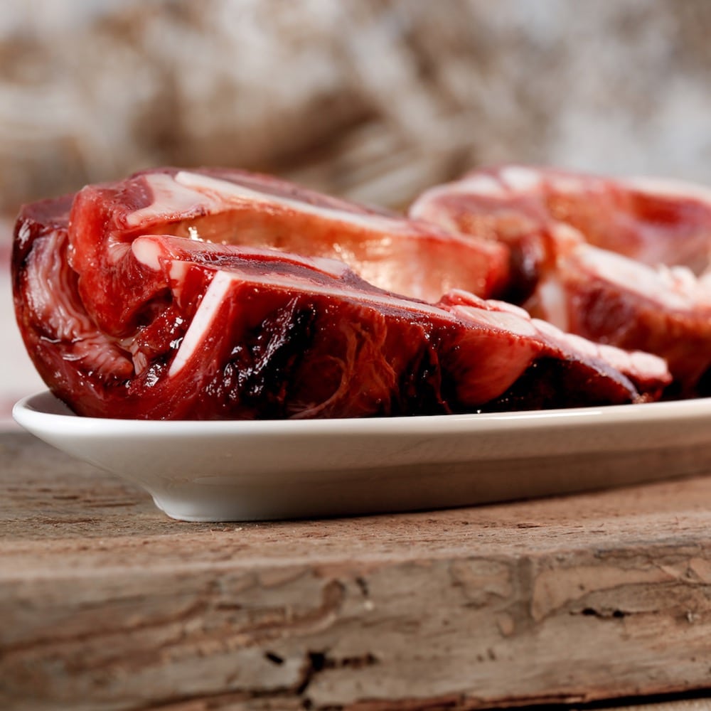 Runderstrottenhoofd (gehalveerd)