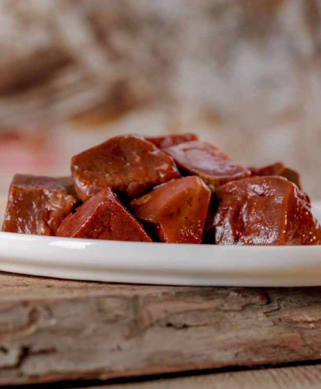 Lams lever (in stukken)