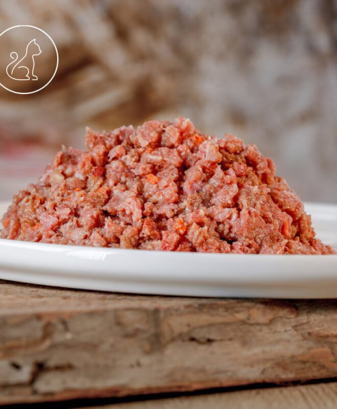 Compleet Kippenmenu voor katten (gehakt)