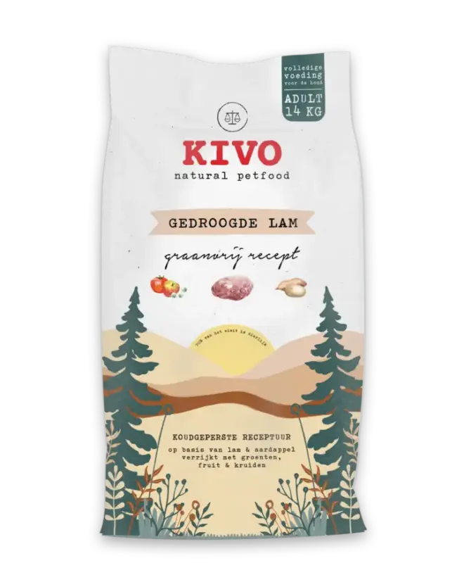 Kivo Gedroogde Lam Graanvrij