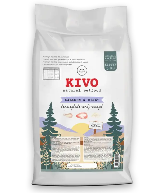 Kivo Kalkoen & Rijst voor Katten