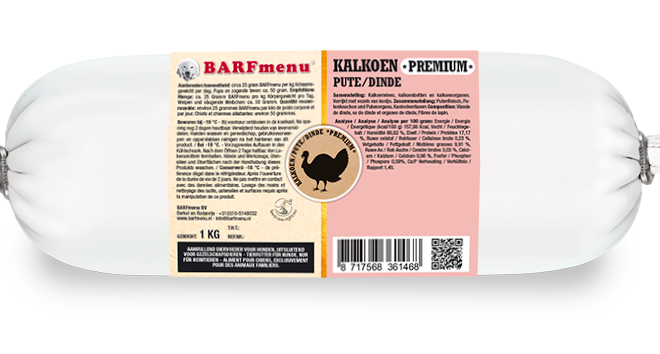 BARFmenu – Kalkoen *Premium*